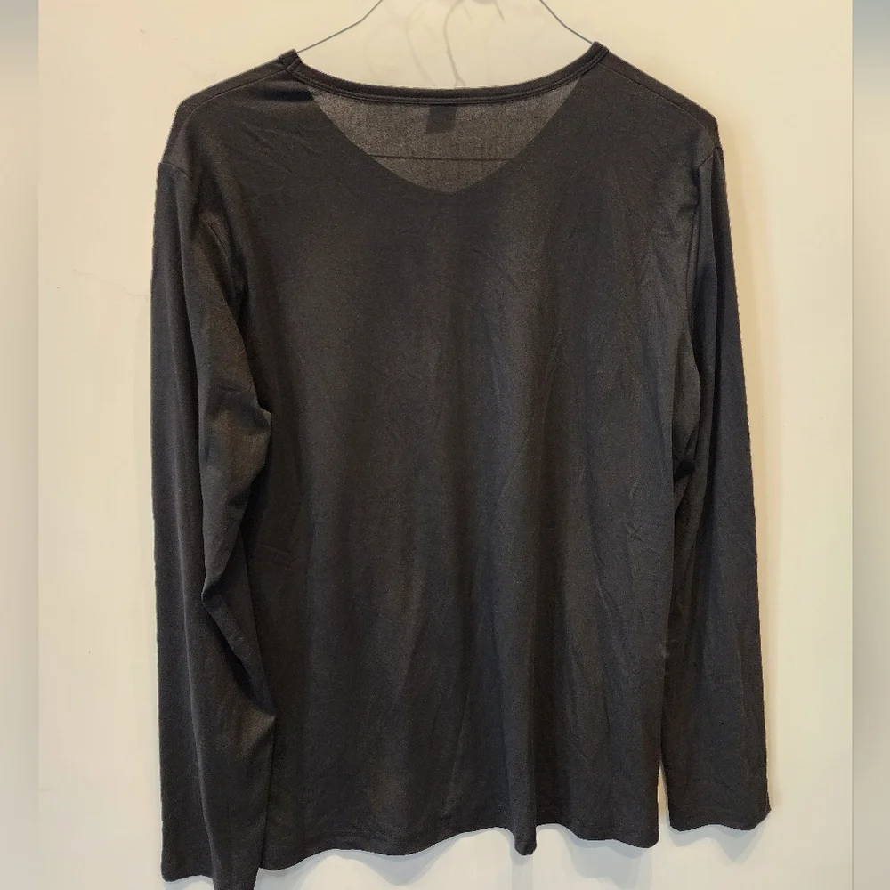 Kamala Harris Madam President Black Long Sleeve Slinky Stretch New T-Shirt XL - Picture 5 of 5